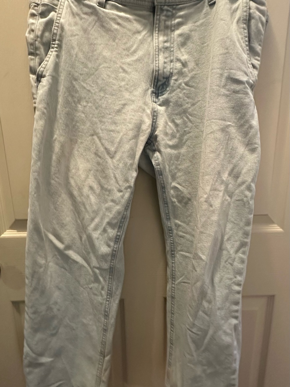 Drake roller on cotton Men's Light Gray Relaxed Jeans
